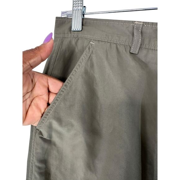 Cambio Pants Gray Basic Casual‎ Linen Blend Relaxed Cropped Pants Size 10 - Picture 5 of 15